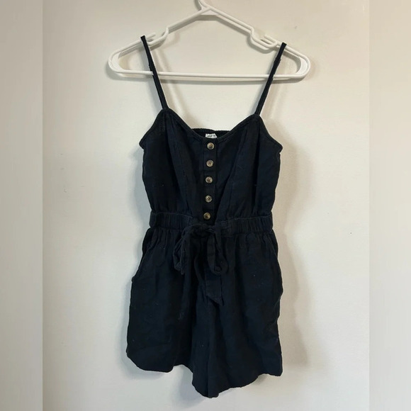 Aerie Black Romper - Picture 1 of 4